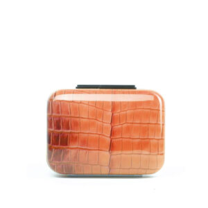 Camel Croco mii clutch by yazi
