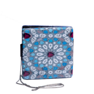yazi arbia blue clutch