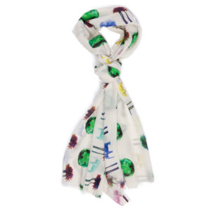 Moroccan Paradise Emeralds scarf by Yazi