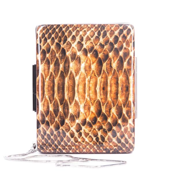 Natural Python clutch V