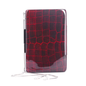 yazi clutch maroon coroco
