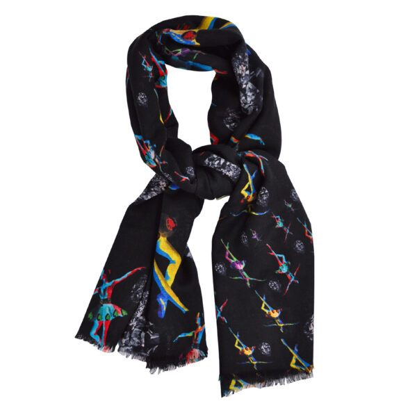 Ballerinas on Ice Scarf by yazi