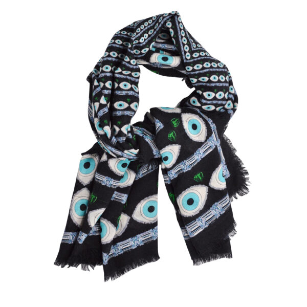 Multi Eye Scarf By Yazi