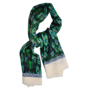 Peacock scarf by yazi