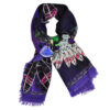 Red Indian Purple scarf by yazi