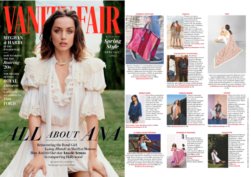 Yazi vanity fair magazine